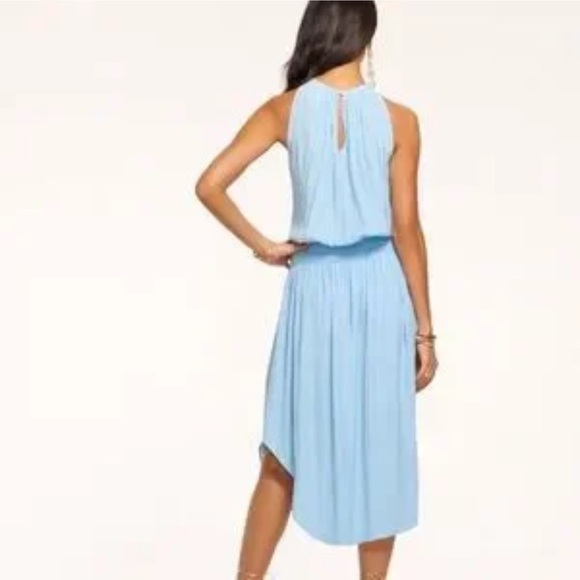 ☀️Ramy Brook Sky Blue High Low Dress - Picture 2 of 4